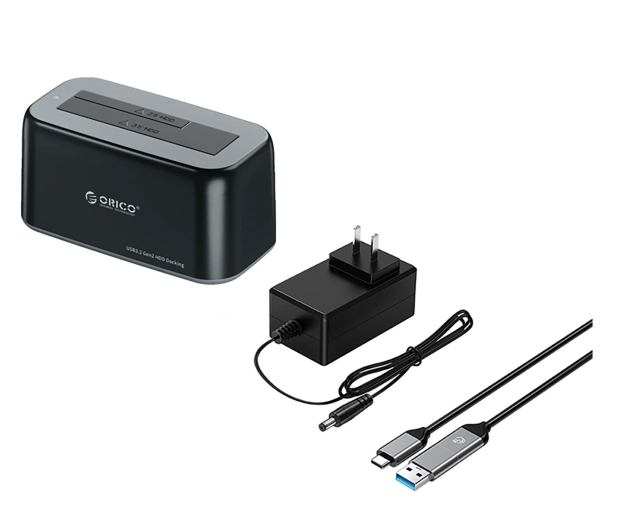 Orico Stacja dokująca dysk 2,5"/3,5" SATA HDD/SSD - czarna - 1343395 - zdjęcie 2